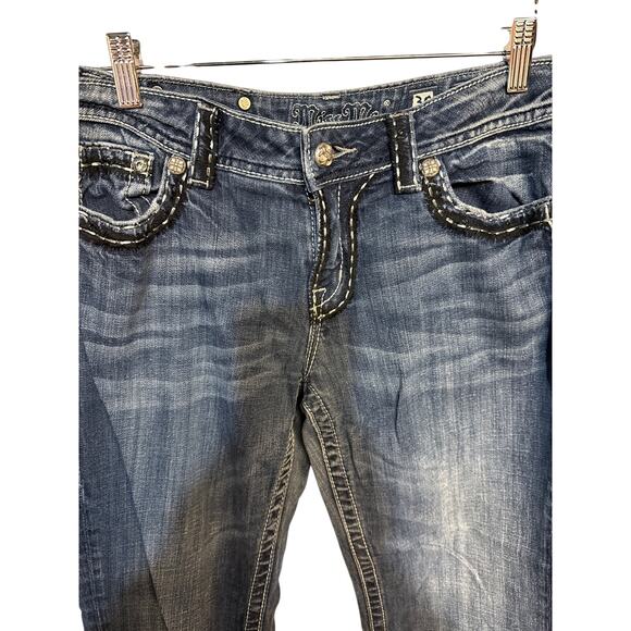 MISS ME JEANS - EASY CAPRI SIZE 30 - Picture 2 of 5